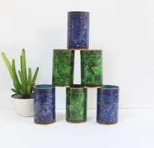 6 verres chinois vintage