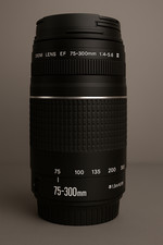 Canon EF 75/300 mm, f/4-5.6