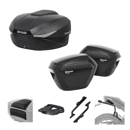 Kit shad topcase sh58x - topcase,
