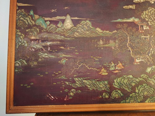 Peinture sur bois - , chinois