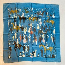 FOULARD HERMES "Paddock" VINTAGE