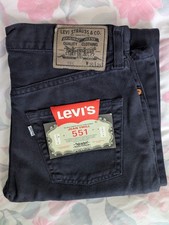 Jeans LEVI'S 551 Original, W30 L34 Bleu, neuf avec étiquette.