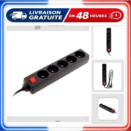 Bloc multiprise zenitech - bloc, 5