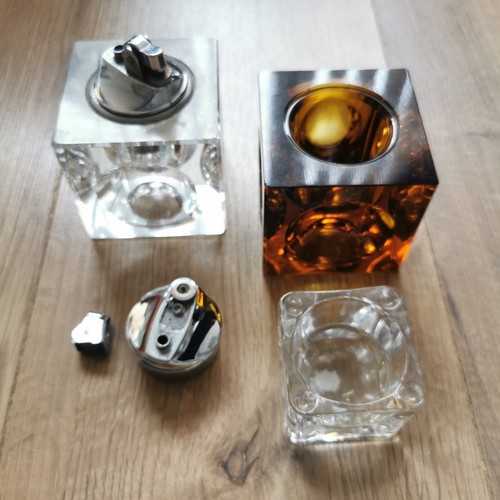 Lot briquets table verre - lot,