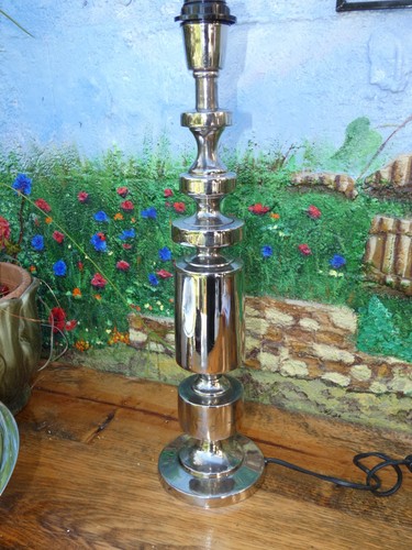 Grand pied lampe metal - grand,