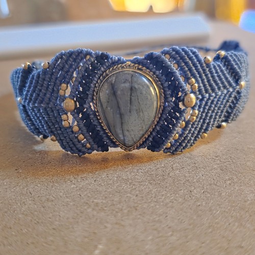 Bracelet macramé avec - en,