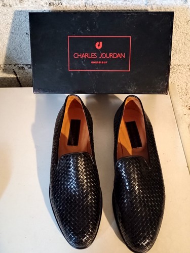 Chaussures cuir tressé - cuir,