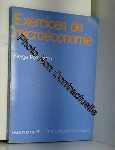 Exercices microéconomie - exercices,