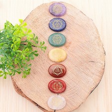 7 PIERRES NATURELLES PLATES