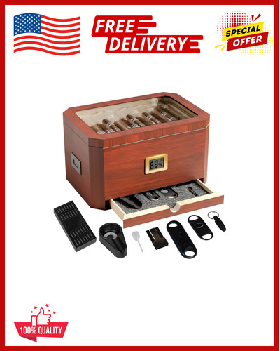 Elegant cedar cigar humidor - elegant,