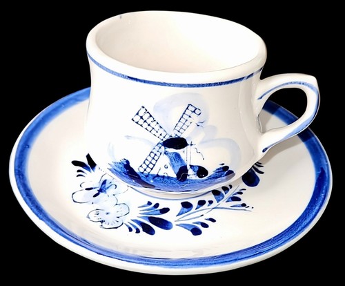 Vntage handpainted delft blue - delft,
