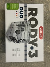 Cage Duo rody3. couleur Bleu. taille 41 x 27 x 40.5 cm H. pour rongeur