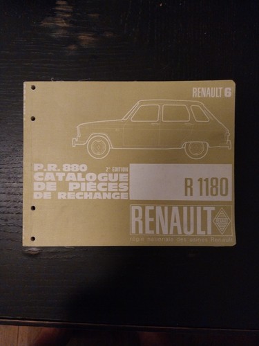 Renault catalogue pieces - renault, 6