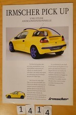 IRMSCHER PICK UP Concept car