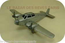 SOLIDO FRANCE. démontable. Avion bimoteur version argent. Empennage simple.