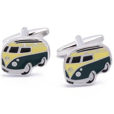 Boutons de manchette - Bus Van Camper Volkswagen Hippie