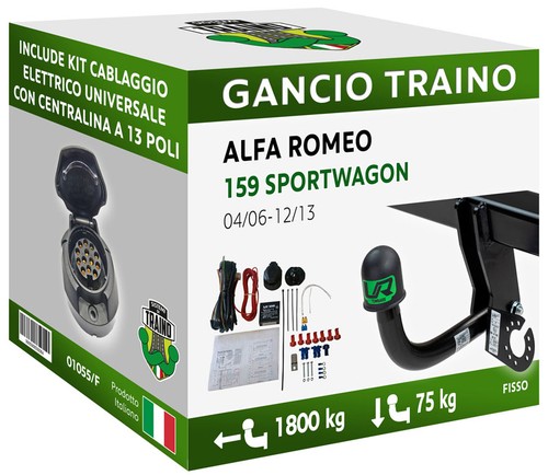 Attelage fixe pour alfa - alfa, romeo