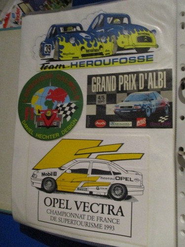 Lot autocollants sport auto - autocollants,