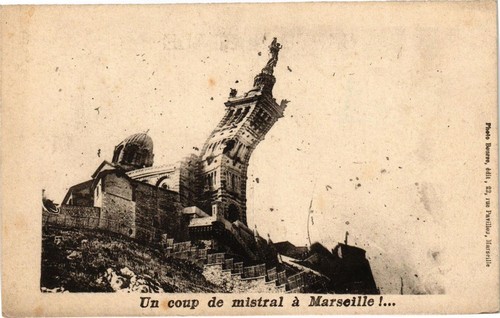 Cpa coup mistral a - coup,