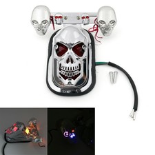 Chrome Moto Skull Integrated