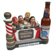 Pabst Blue Ribbon Beer Pub Biere The Barber Quartet Aluminium Moulé Bar Usa 1950