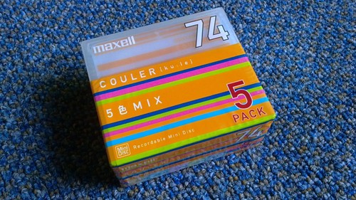 Minidisc maxell couler - minidisc,