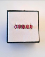 Bague rubis argent 925 / or