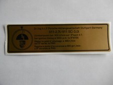 Porsche Sticker Autocollant 911 2,7 L-911 SC-3,0 L-Carrera 3 L-RS 1974,reste 2