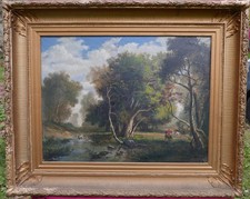 Tableau Scène de Genre Chasse