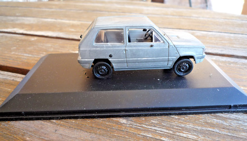 Miniature metal fiat panda - miniature,