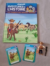 Playmobil Aventures De L Histoire Numero 44 Les Cowboys Des Grandes Prairies