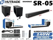 Barre De Son Bluetooth SR-05 240W Avec Subwoofer Télécommande Mar