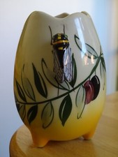 SICARD UN ANCIEN PETIT VASE FAIENCE  ht 10,5 cm