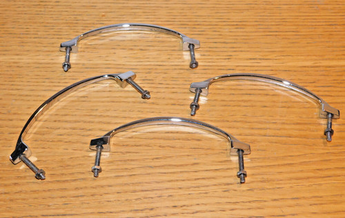 Vintage lot poignee chromé - 4,