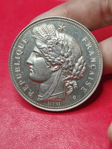 Superbe médaille argent - superbe,