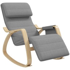 HOMCOM Fauteuil à bascule