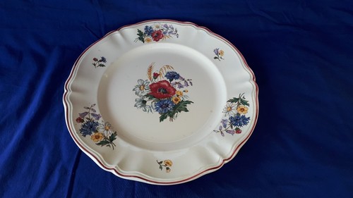 Grand plat rond sarreguemines - plat,