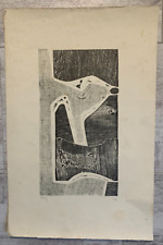 Marcel FLORIS (1914-2007) Art Abstrait Moderne Contemporain 10/20 ex 1962