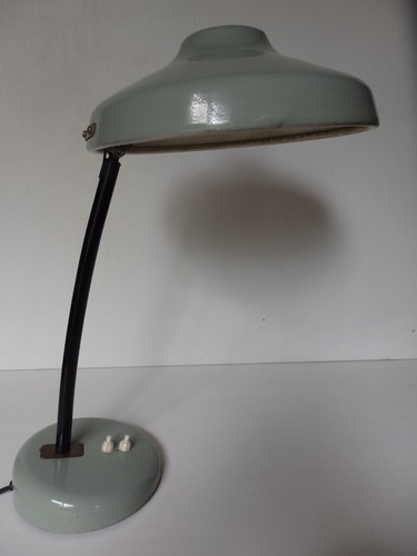 Lampe verte vintage bureau - vintage,
