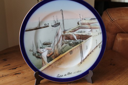 Ancienne assiette décorative - assiette,