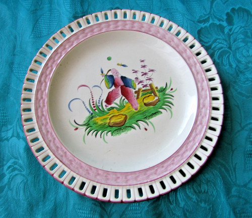 Assiette ajouré faïence - ajouré,