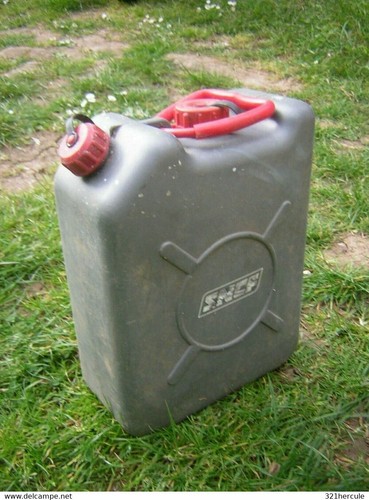 Jerrican ancien sncf gris - jerrican,