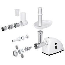 Hachoir électrique à viande avec poussoir à saucisses 3 disques de coupe 720W MP