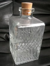 FLACON ANCIEN EN VERRE POUR