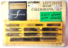 Stylo calligraphie arabe Osmiroid 6 plumes pour gaucher | Pack rare vintage s...