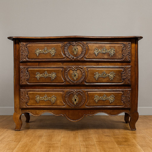 Importante commode lyonnaise - commode,