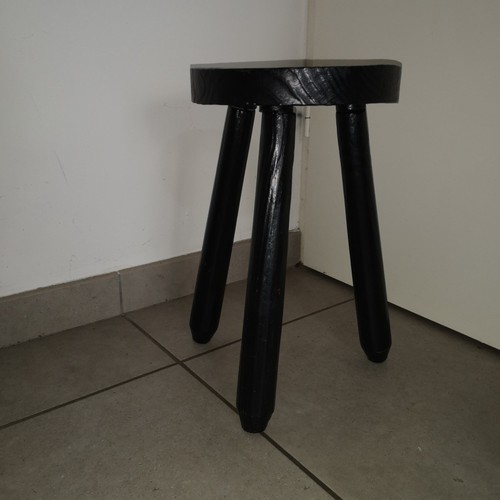 Tabouret brutaliste vintage - tabouret,