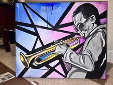 MILES DAVIS ART 24x20in