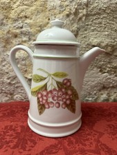 Cafetière en Porcelaine décor : Fruits - Cnp Tradition France