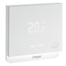 Hager EK960 - Thermostat Connecté - Gestion chauffage eau chaude géolocalisation